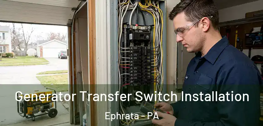  Generator Transfer Switch Installation Ephrata - PA
