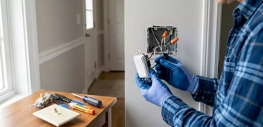 Motion Sensor Light Switch Replacement in Ephrata